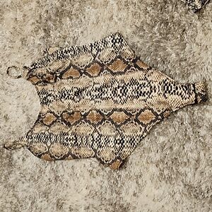 Fashion Nova Snakeskin bodysuit